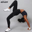 Cosmos Black High Waist Leggings