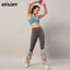 High-Waist Grey Pocket Leggings