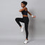Cosmos Black High Waist Leggings