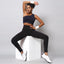 Cosmos Black High Waist Leggings