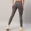High-Waist Grey Pocket Leggings