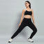 Back Dip Black Leggings