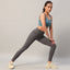 High-Waist Grey Pocket Leggings