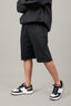 All Black Cotton Basketball Shorts